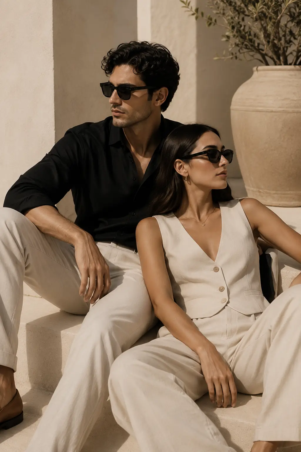 Luxury men's and women's fashion by Avelon with timeless elegant style